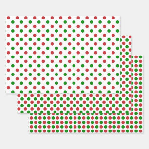 Feuilles de papier enveloppant les points rouges e