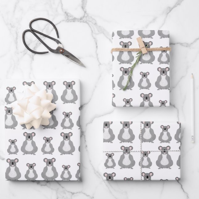 Feuilles de papier Koala Wrapping (Recto)