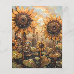 Feuilles de papier papier à scandale Steampunk Sun