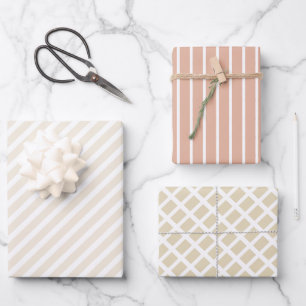 Feuilles de papier Pastel Beige Crème Sable Envel