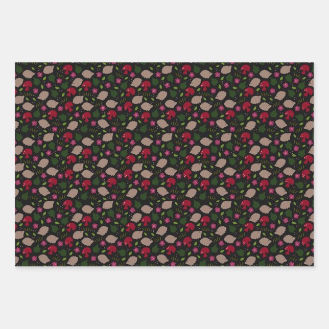 Feuilles de papier pour enveloppement de hérisson  (Devant 3)