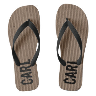 Feuilles de tongs personnalisées en carton ondulé