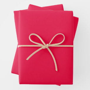 Feuilles d'enveloppement rouge couleur Crayon