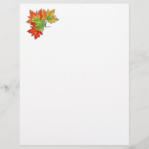 Feuilles d'érable multicolores, botanique