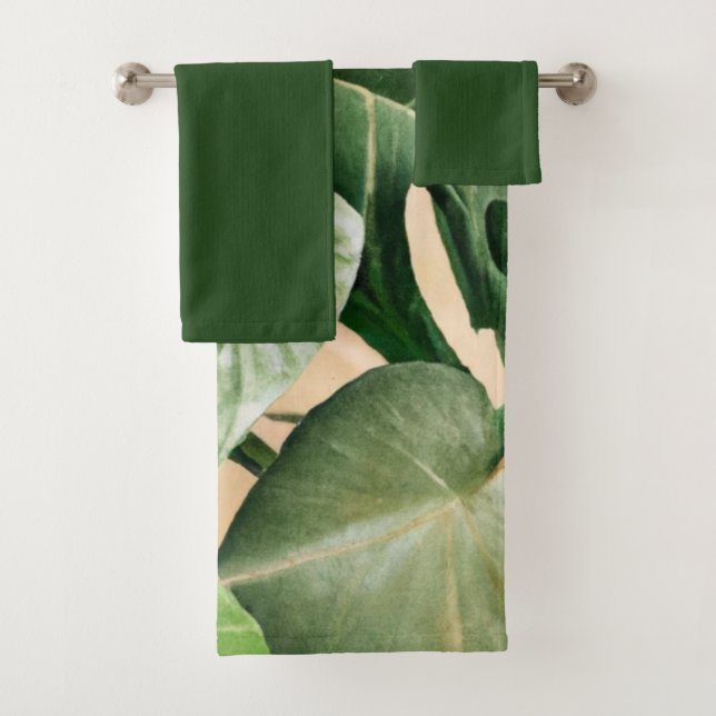 Feuilles florales/hawaïennes/tropicales (En situation)