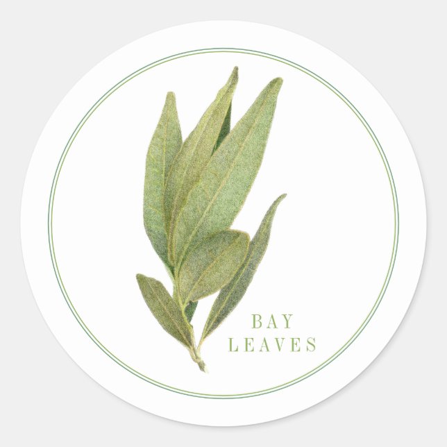 FEUILLES FREY BAY Stickers petits ronds (Devant)