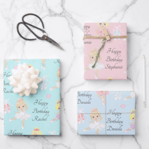 Feuilles papier à envelopper Blonde Ballerina