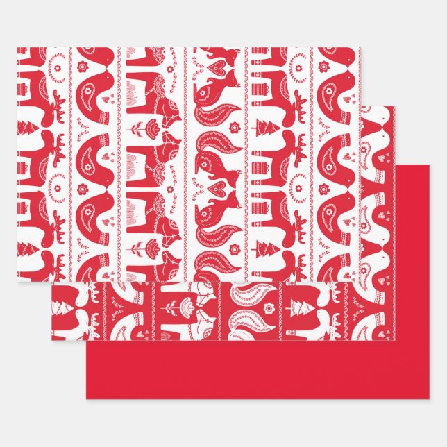 Feuilles papier d'enveloppement Poster de animal s (Lot)