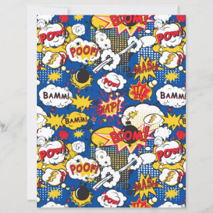 Feuilles papier Motif comique