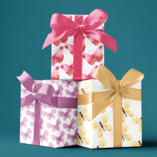 Feuilles Papier Papier à envelopper papillon