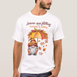 Feuilles qui tombent, l'automne appelle T-Shirt cl