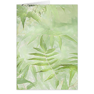 Feuilles Spirea - Carte Art numérique