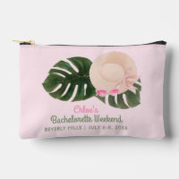 Feuilles tropicaux de l'été rose | Sac Bachelorett