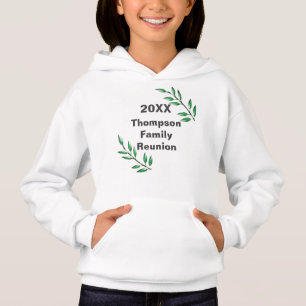 Feuilles verts de réunion familiale sur branches a