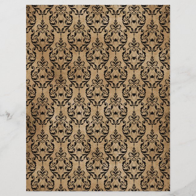 Feuillet papier à papier pour album gothique éffra (Devant)