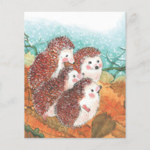 Feuillet papier illustrant les quatre jeunes haies