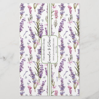 Feuillet papier Sage & Lavendar Soap