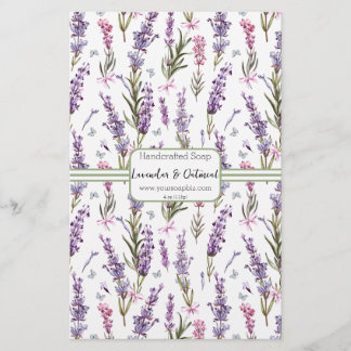 Feuillet papier Sage & Lavendar Soap