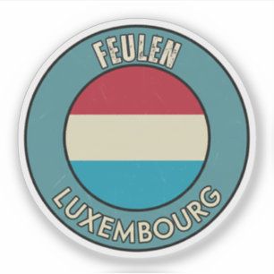 Feulen, Luxemburg Aufkleber