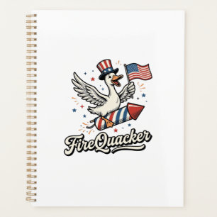 FeuQuacker Oie Patriotique Vintage 4 juillet Dé