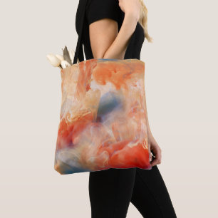 Feurige Adern aus flüssigem Marmor Tasche
