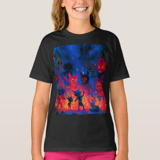Feurige Chaneques beim Tanzen T-Shirt