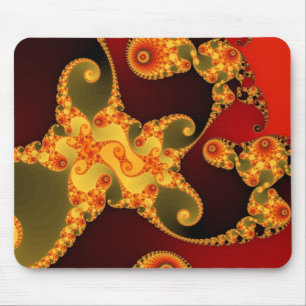 Feurige Tentakel-Mauspad Mousepad