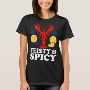Feurige und würzige lustige Crawfish-Kochparty süß T-Shirt