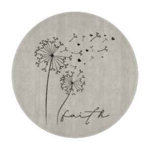 Feurige Whispers: Dandelion Dreams Cutting Board Schneidebrett
