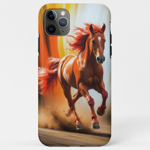 Feuriges Laufendes Pferd – Dynamische Energie-Kuns Case-Mate iPhone Hülle