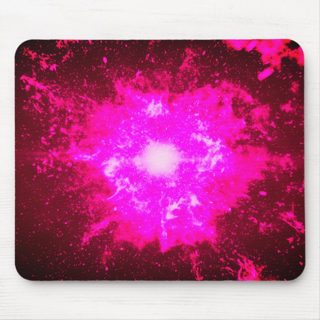 Feuriges Nebel-Sci-Fi-Kunst-Mauspad Mousepad (Vorne)