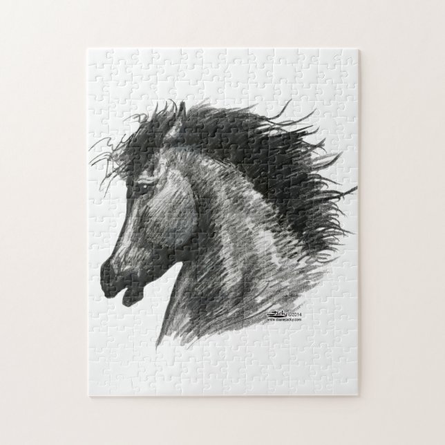 Feuriges Wildpferd (Vertikal)