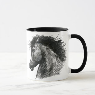 Feuriges Wildpferd Tasse