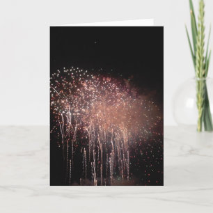 "Feux d'Aquatennial" Carte de félicitations #1