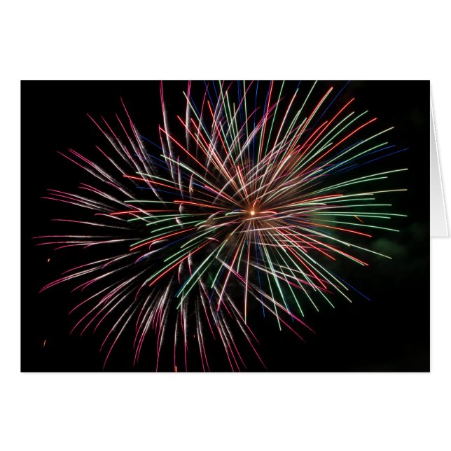 Feux d'artifice multicolore (Devant horizontal)