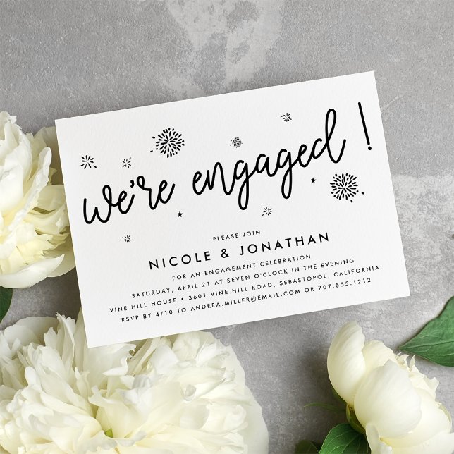 Feux | Invitation de la partie d'engagement (Créateur téléchargé)