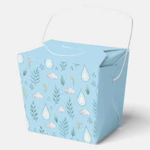 "Fevor Box - Blue Winter Ornament Party Geschenkbo Geschenkschachtel