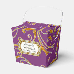 Fevor Box Glam Old Hollywood Regency Black Krawatt Geschenkschachtel