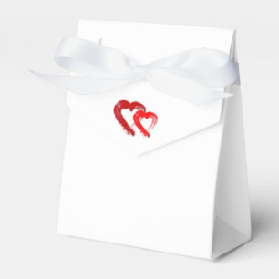 Fevor Box Red Hearts Geschenkschachtel