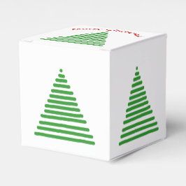Fevor Box - Stilisierte Weihnachtsbaumen Geschenkschachtel