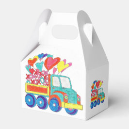 Fevor Box Truck Herz Geschenkschachtel