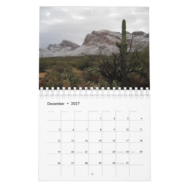 Février-janvier 2019 calendrier (Dec 2027)