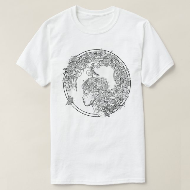 Fey Blume: DIY erwachsener Farbton durch Sonja T-Shirt (Design vorne)