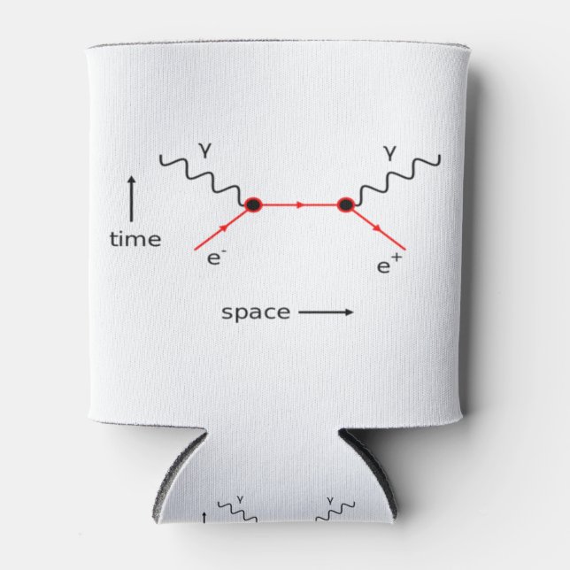Feynman Diagramm Physik Dosenkühler (Vorderseite)