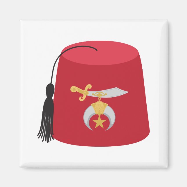 Fez Hat Magnet (Vorne)