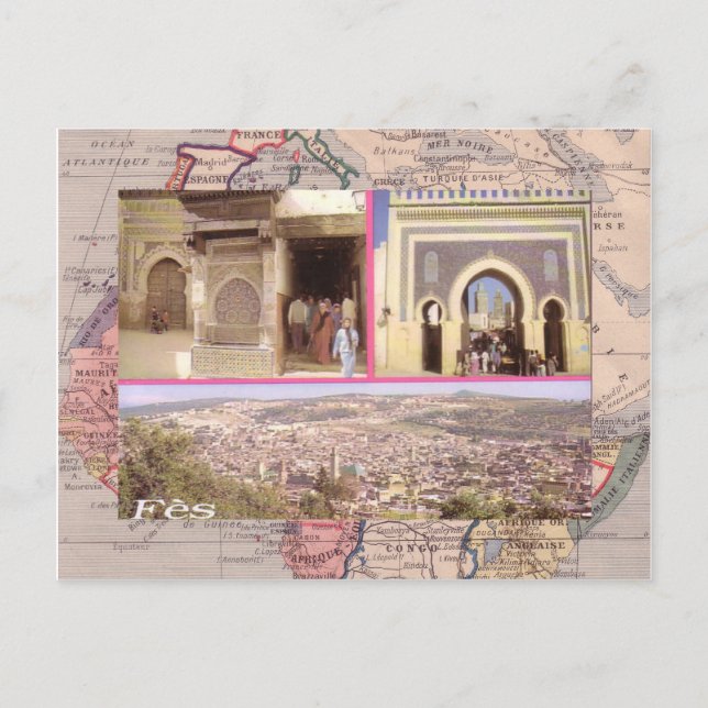 Fez Postkarte (Vorderseite)