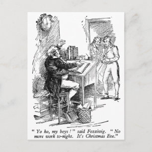 Fezziwig (mit Text) Postkarte