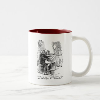 Fezziwig (mit Text) Zweifarbige Tasse