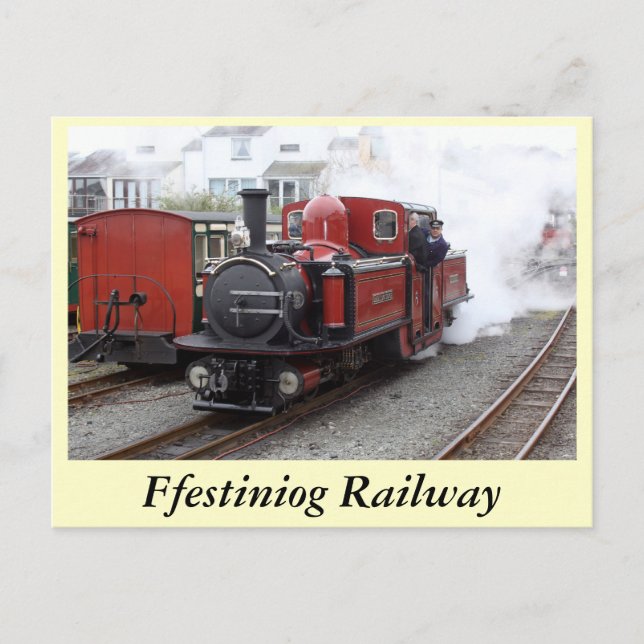 Ffestiniog Railway Postkarte (Vorderseite)