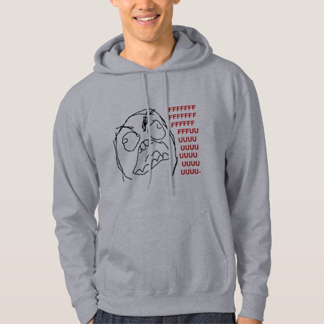 FFFFUUUUU HOODIE (Vorderseite)